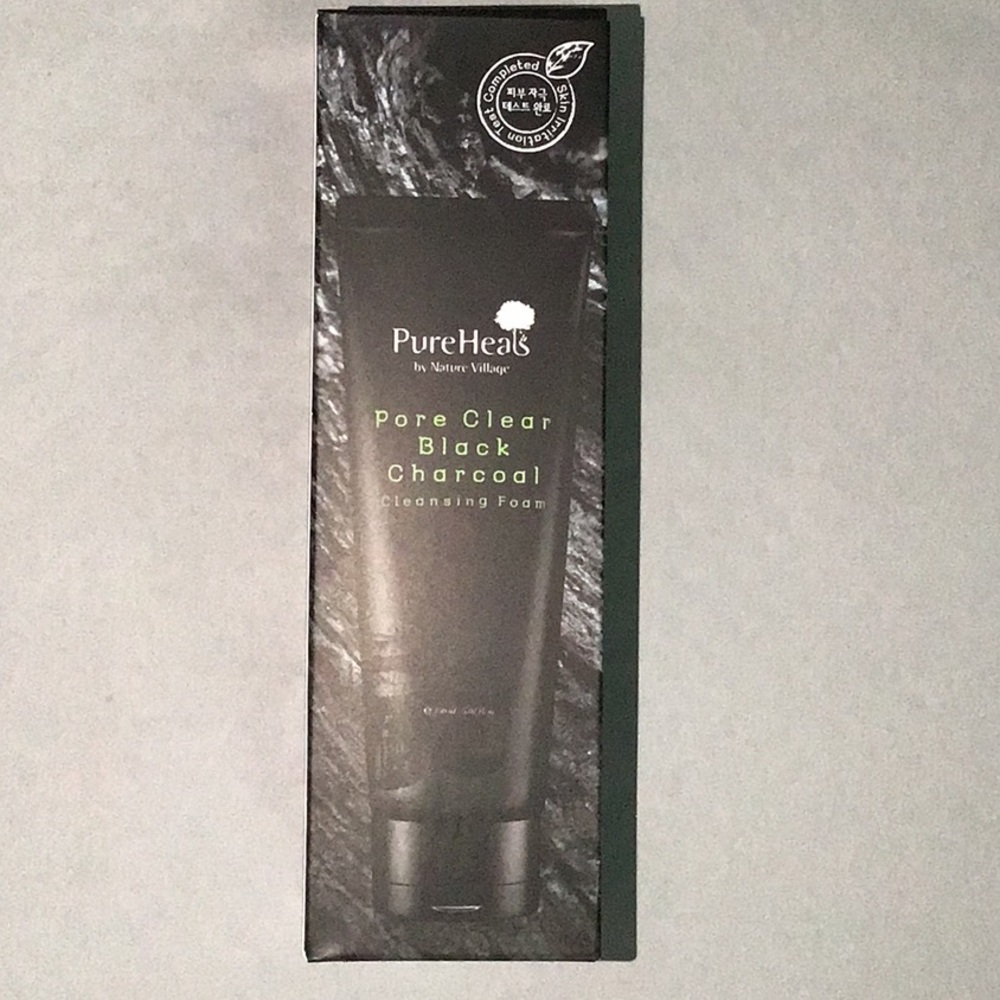 PureHeals Pore Clear Black Charcoal cleansing foam